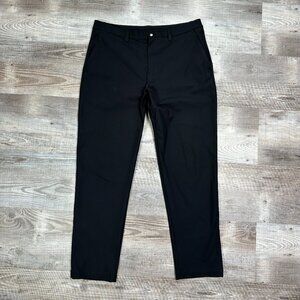 Lululemon ABC Classic-Fit Trouser Length 30" Warpstreme Pants Size 34 Black